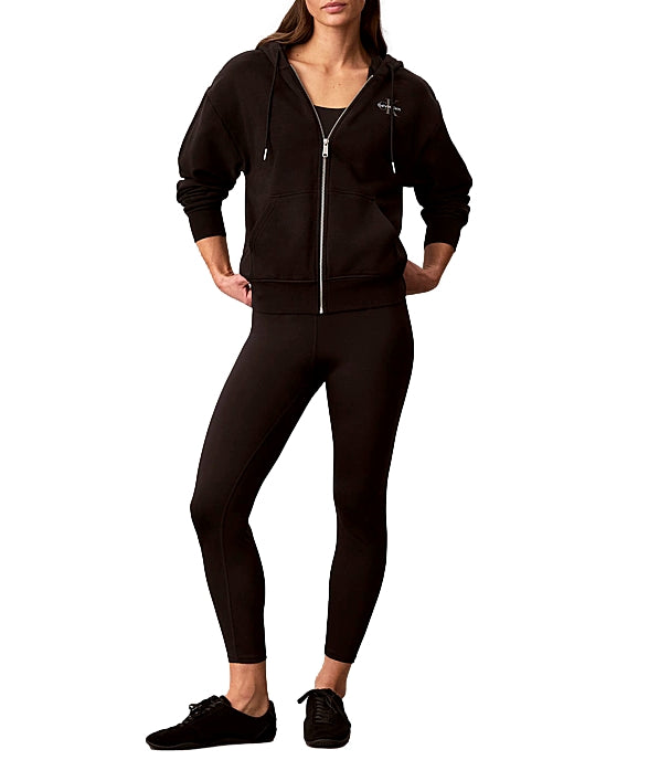 Calvin Klein Felpa con cappuccio nero donna