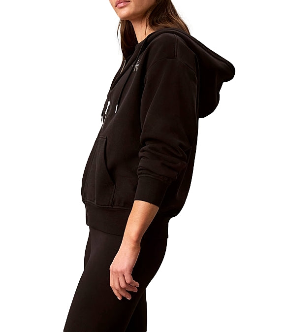 Calvin Klein Felpa con cappuccio nero donna