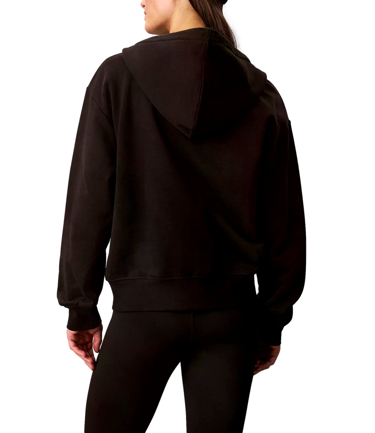 Calvin Klein Felpa con cappuccio nero donna