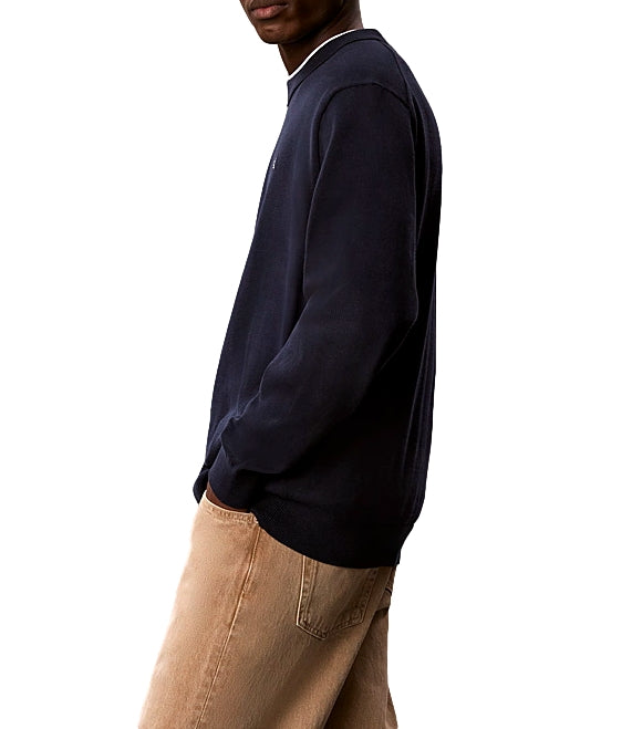 Calvin Klein pullover girocollo zaffiro scuro uomo