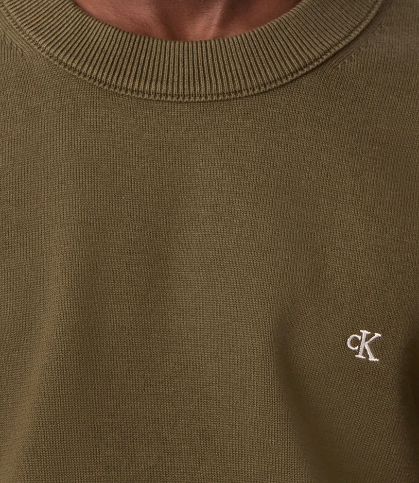 Calvin Klein Pullover Olive Night Uomo