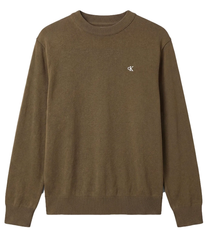 Calvin Klein Pullover Olive Night Uomo