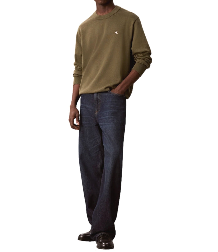 Calvin Klein Pullover Olive Night Uomo