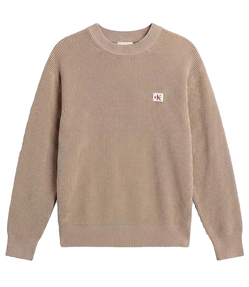 Calvin Klein Pullover Roasted Cashew Uomo