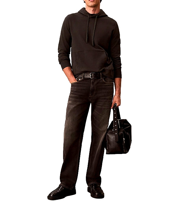 Calvin Klein Felpa con cappuccio moro uomo