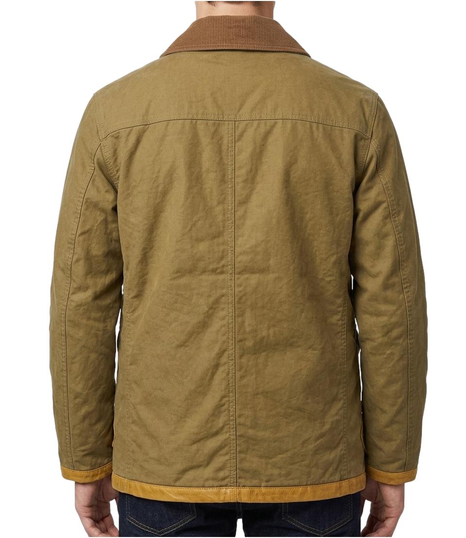 Chesapeake's fireman bedford jungle cloth jacket beige