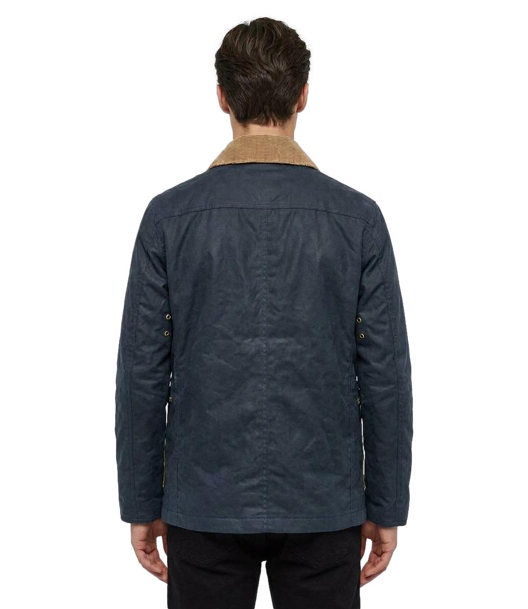Chesapeake's fireman jkt bedford waxed cotton blu scuro cerato