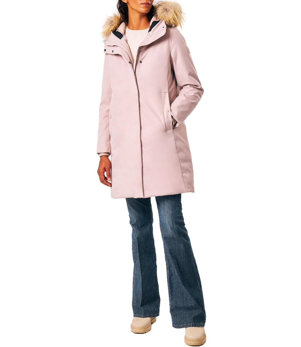 Ciesse Giacca LOLITA REAL FUR Perfectly Pale Donna