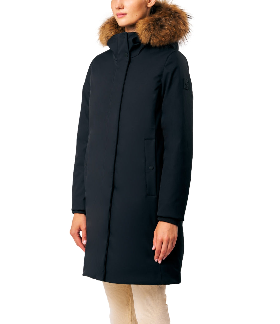 Ciesse Giacca LOLITA REAL FUR Nero Donna