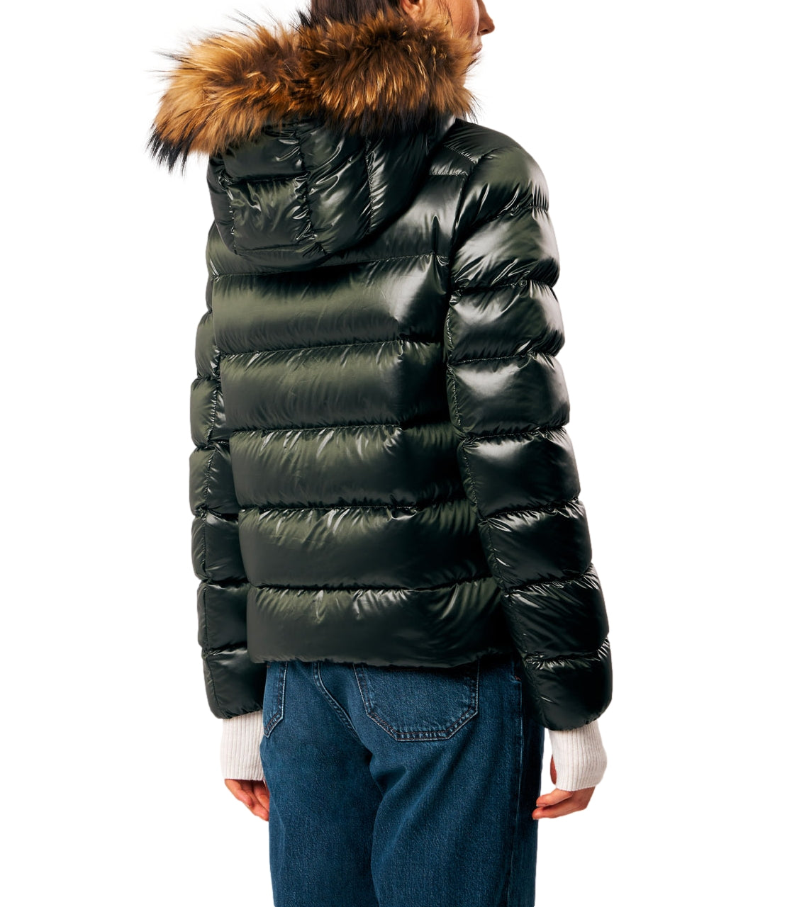 Ciesse Giacca LIA REAL FUR Duffle Bag Donna