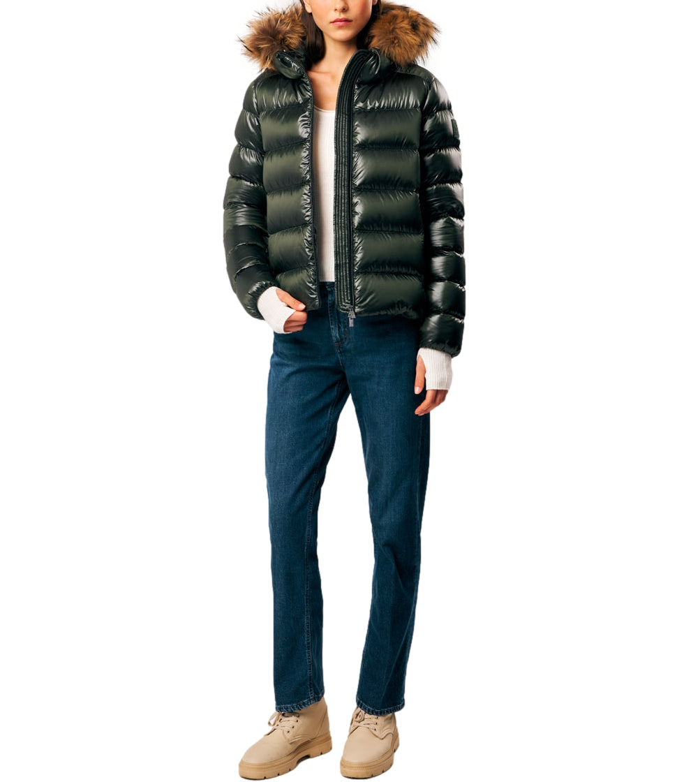 Ciesse Giacca LIA REAL FUR Duffle Bag Donna
