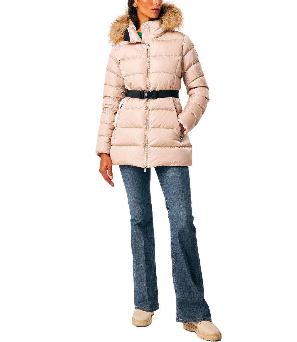 Ciesse Giacca ROSALIA REAL FUR Perfectly Pale Donna