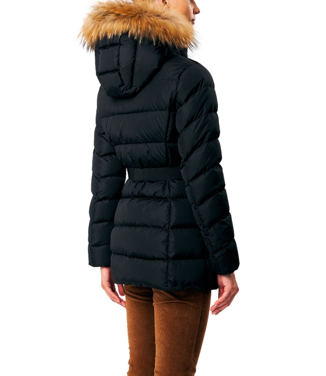Ciesse Giacca ROSALIA REAL FUR Nero Donna