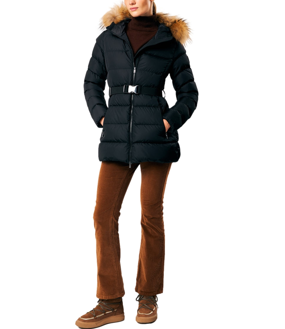 Ciesse Giacca ROSALIA REAL FUR Nero Donna
