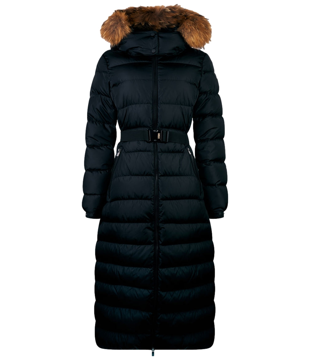 Ciesse Giacca TERESA REAL FUR Nero Donna