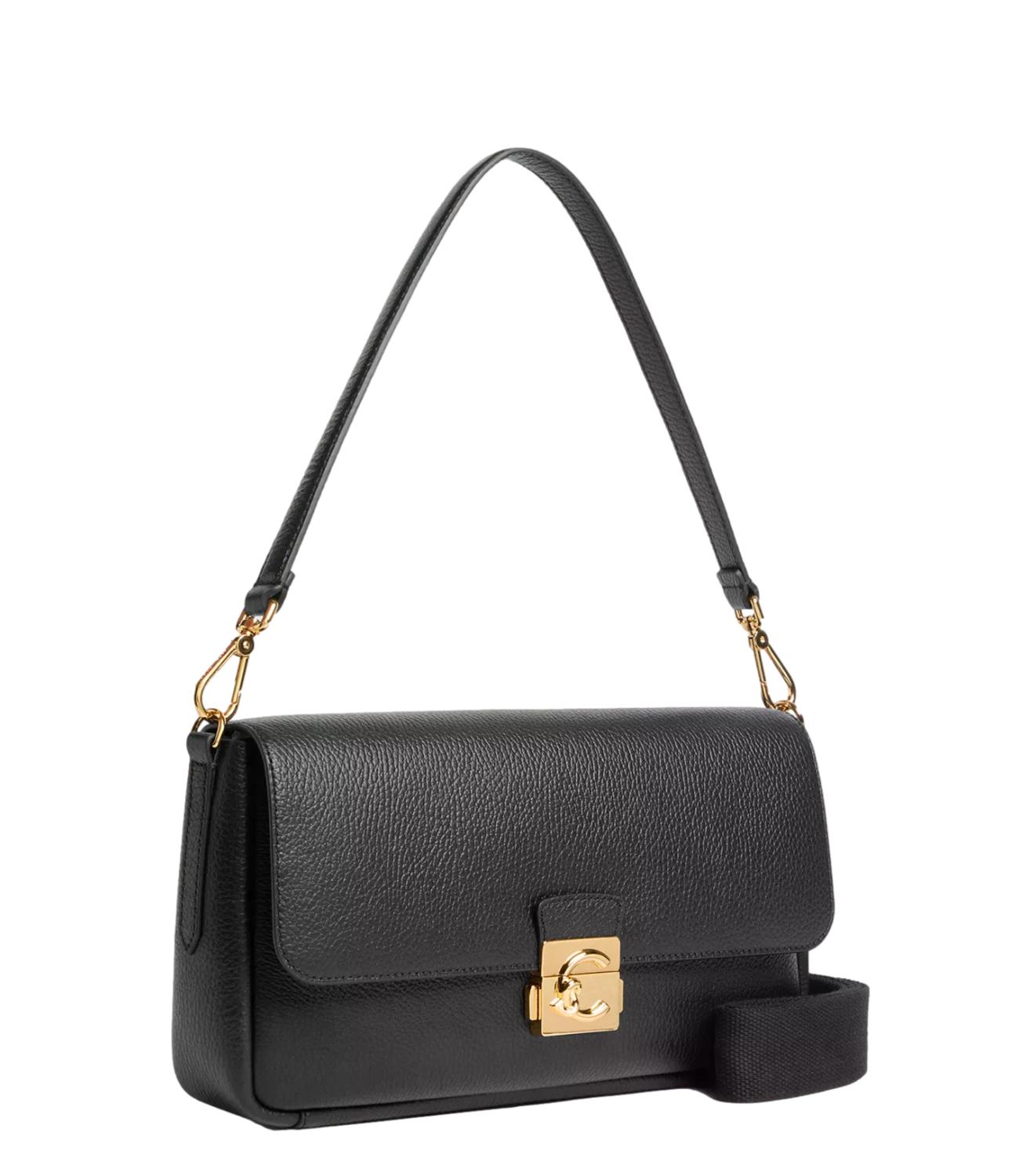 Coccinelle Borsa C-Me Lock Noir Donna