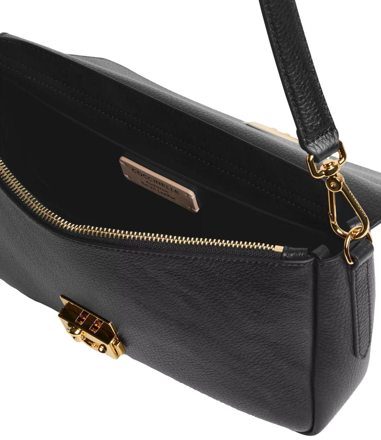 Coccinelle Borsa C-Me Lock Noir Donna