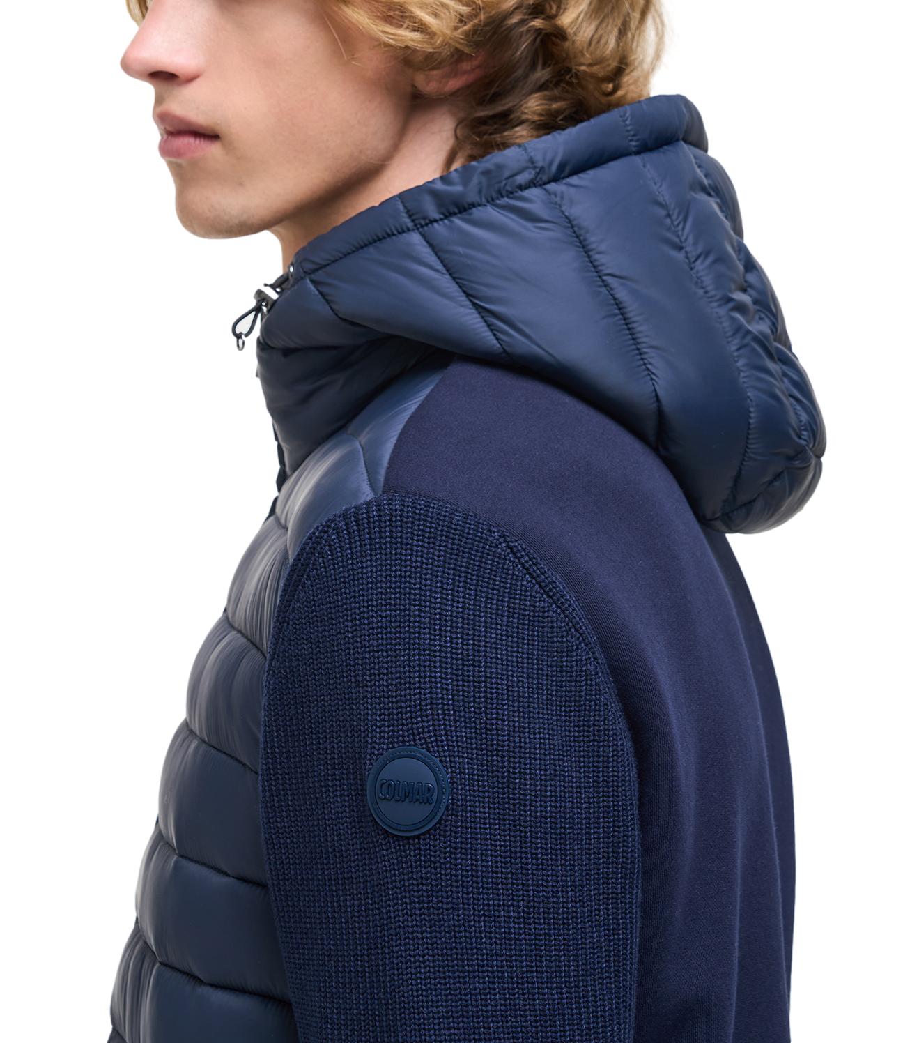 Colmar Giacca Uomo in piuma e braccia in tessuto blu