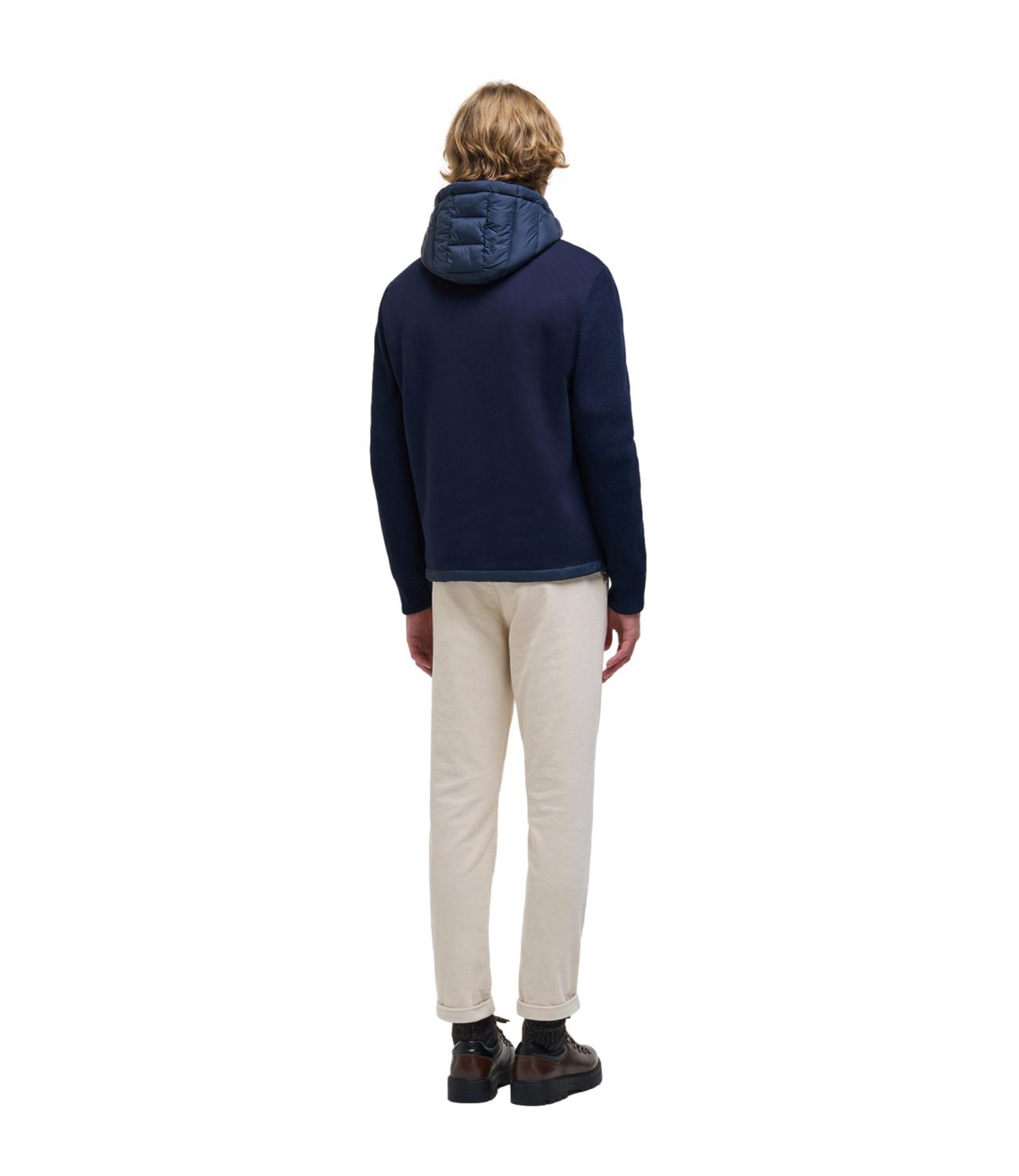 Colmar Giacca Uomo in piuma e braccia in tessuto blu