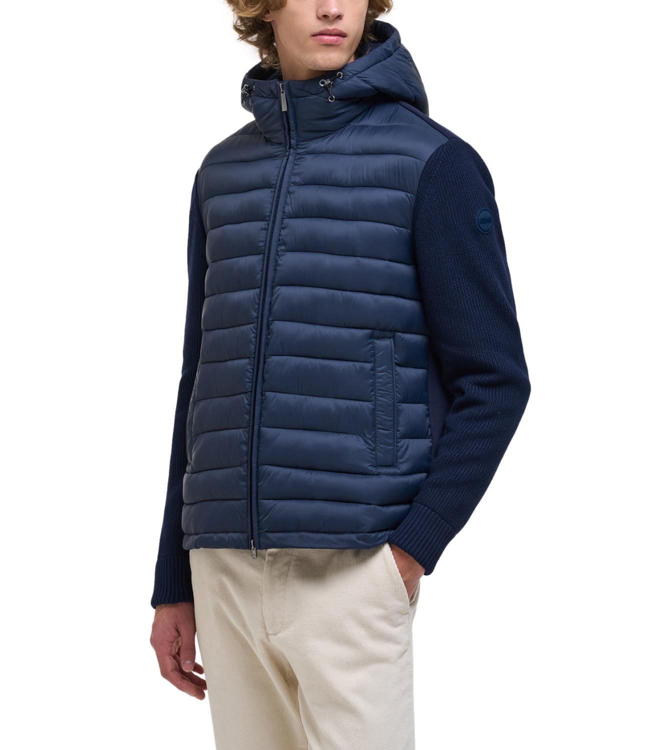 Colmar Giacca Uomo in piuma e braccia in tessuto blu