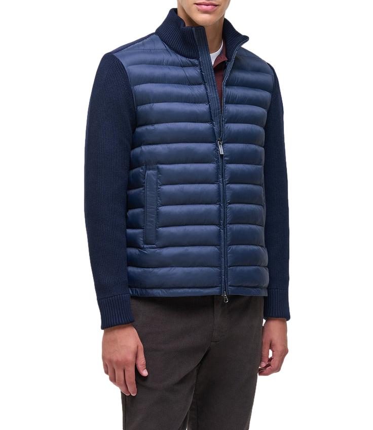 Giubbino Colmar in lana e nylon blu