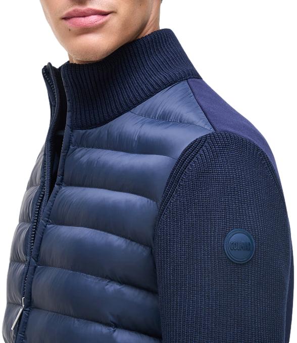 Giubbino Colmar in lana e nylon blu