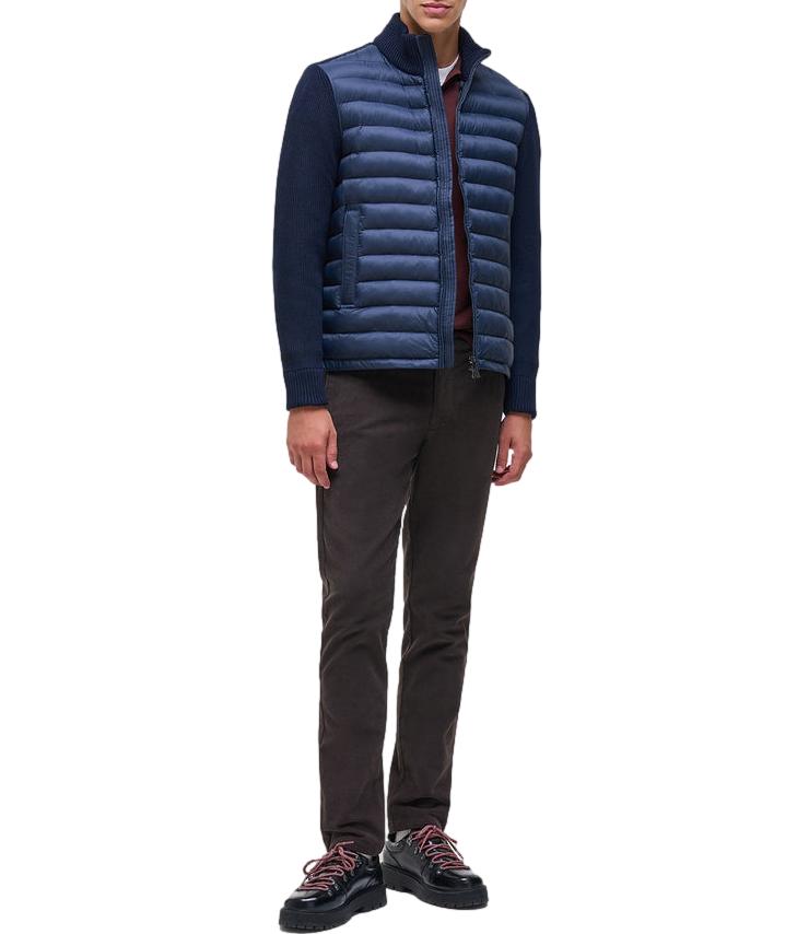 Giubbino Colmar in lana e nylon blu