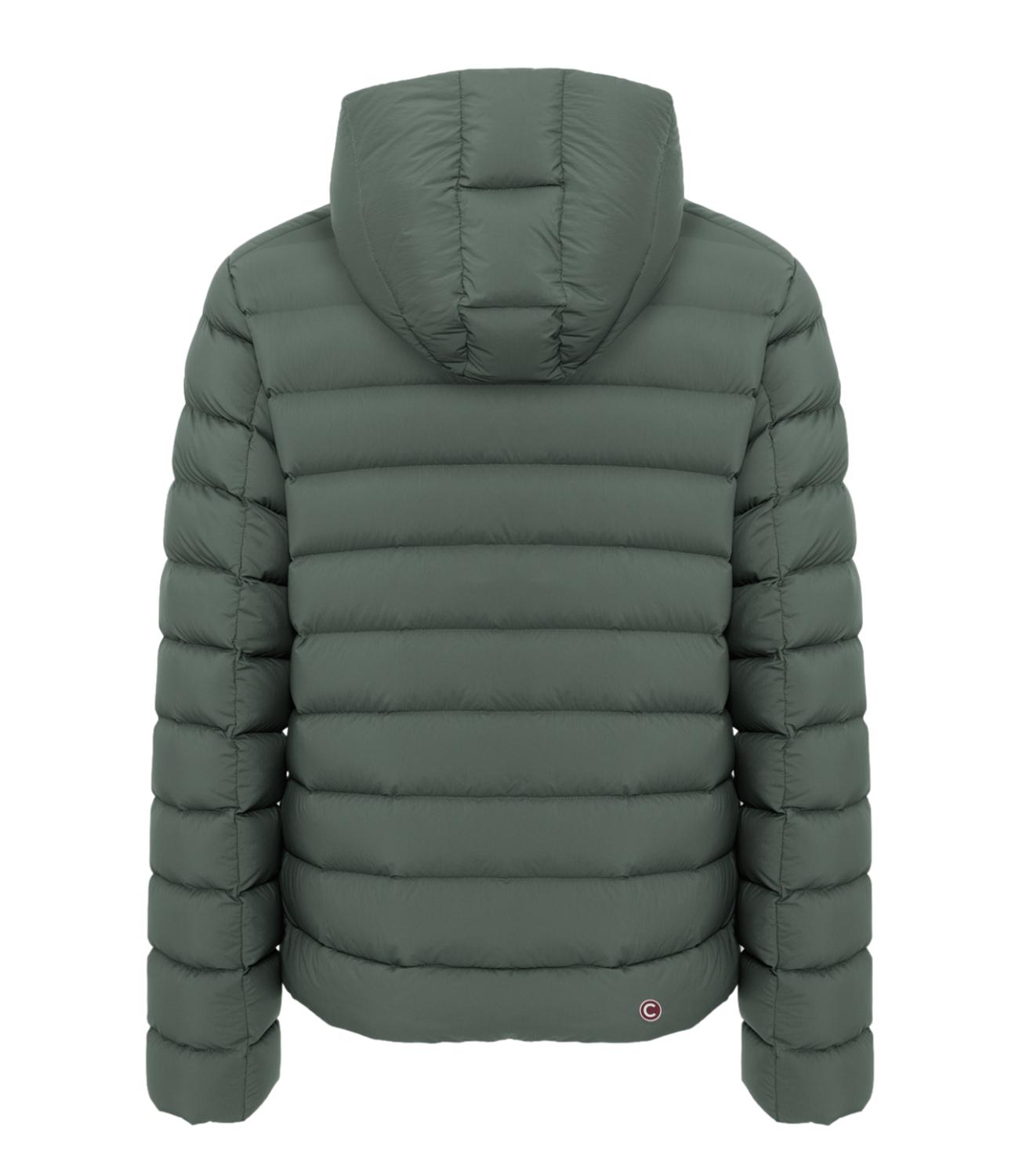 Colmar Giacca uomo in piuma verde con cappuccio e zip
