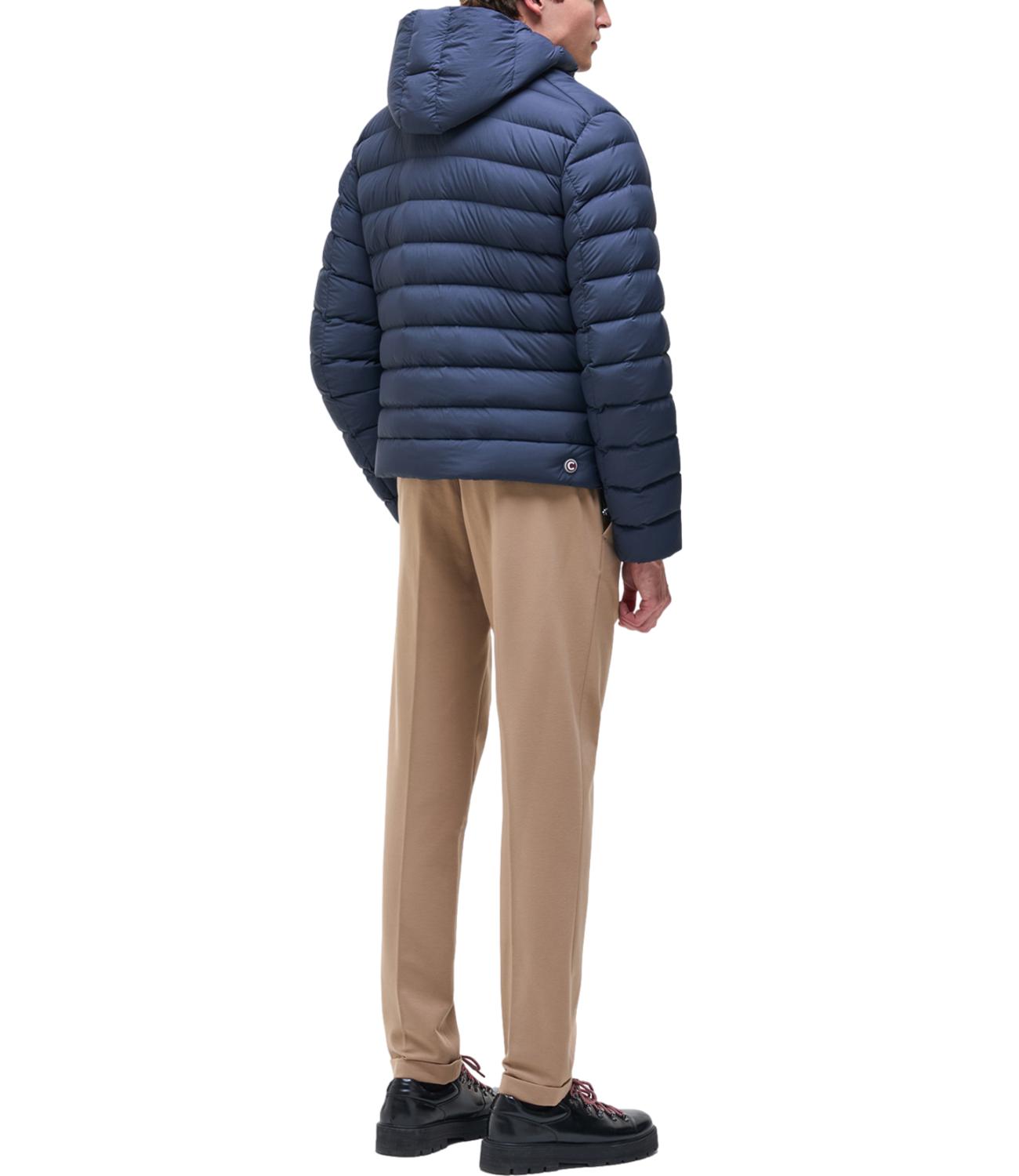 Colmar Giacca uomo in piuma blu con cappuccio e zip