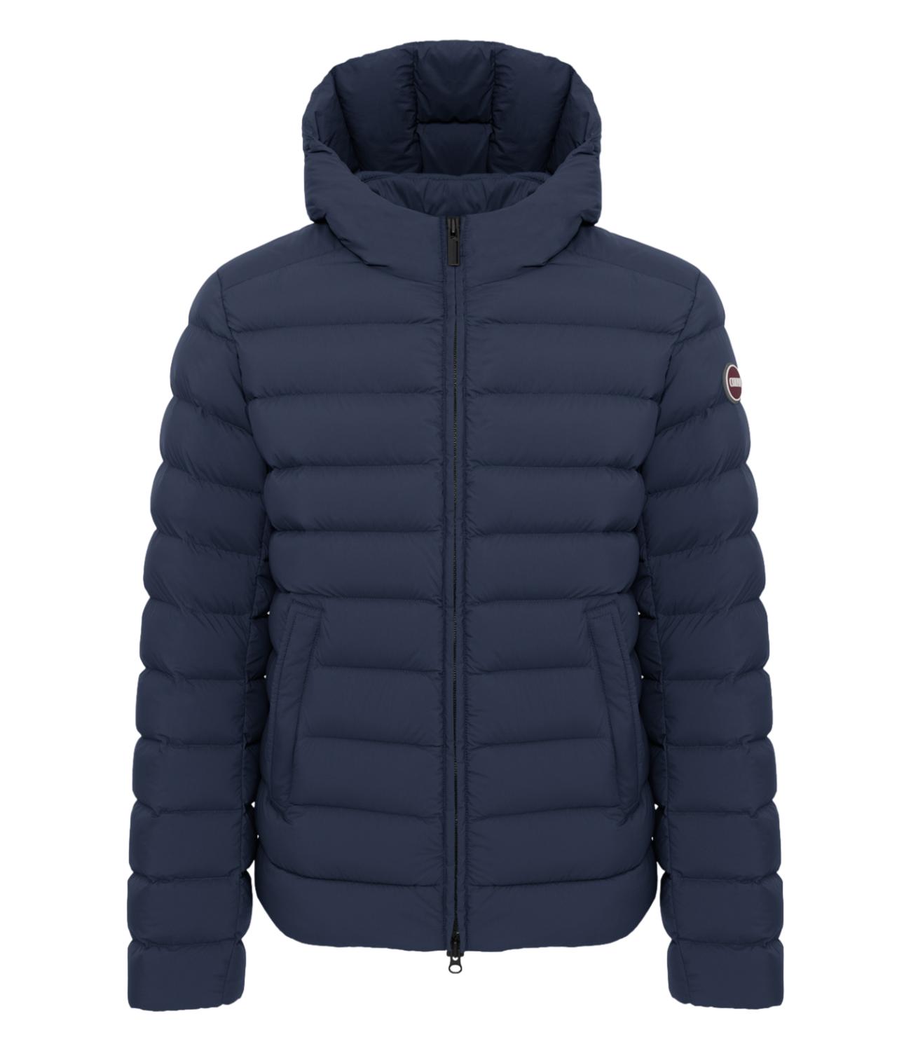 Colmar Giacca uomo in piuma blu con cappuccio e zip