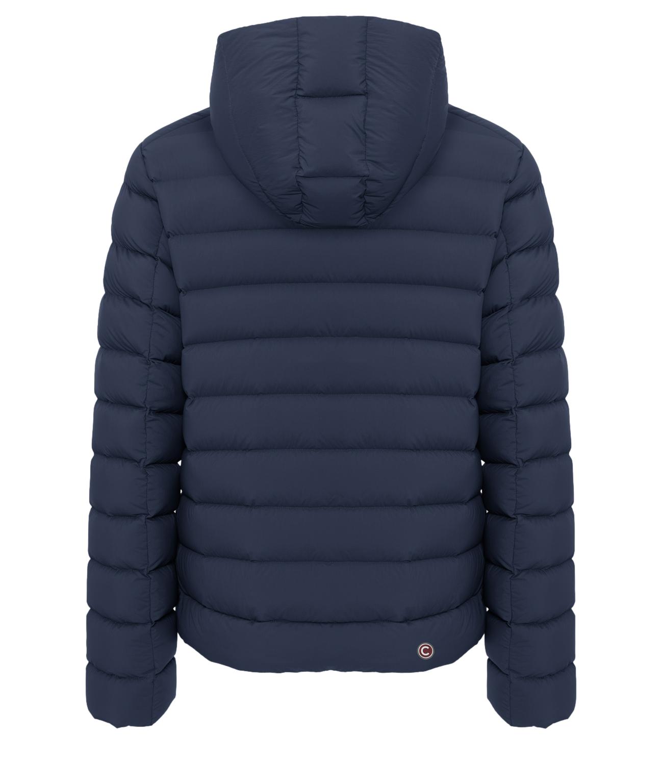 Colmar Giacca uomo in piuma blu con cappuccio e zip