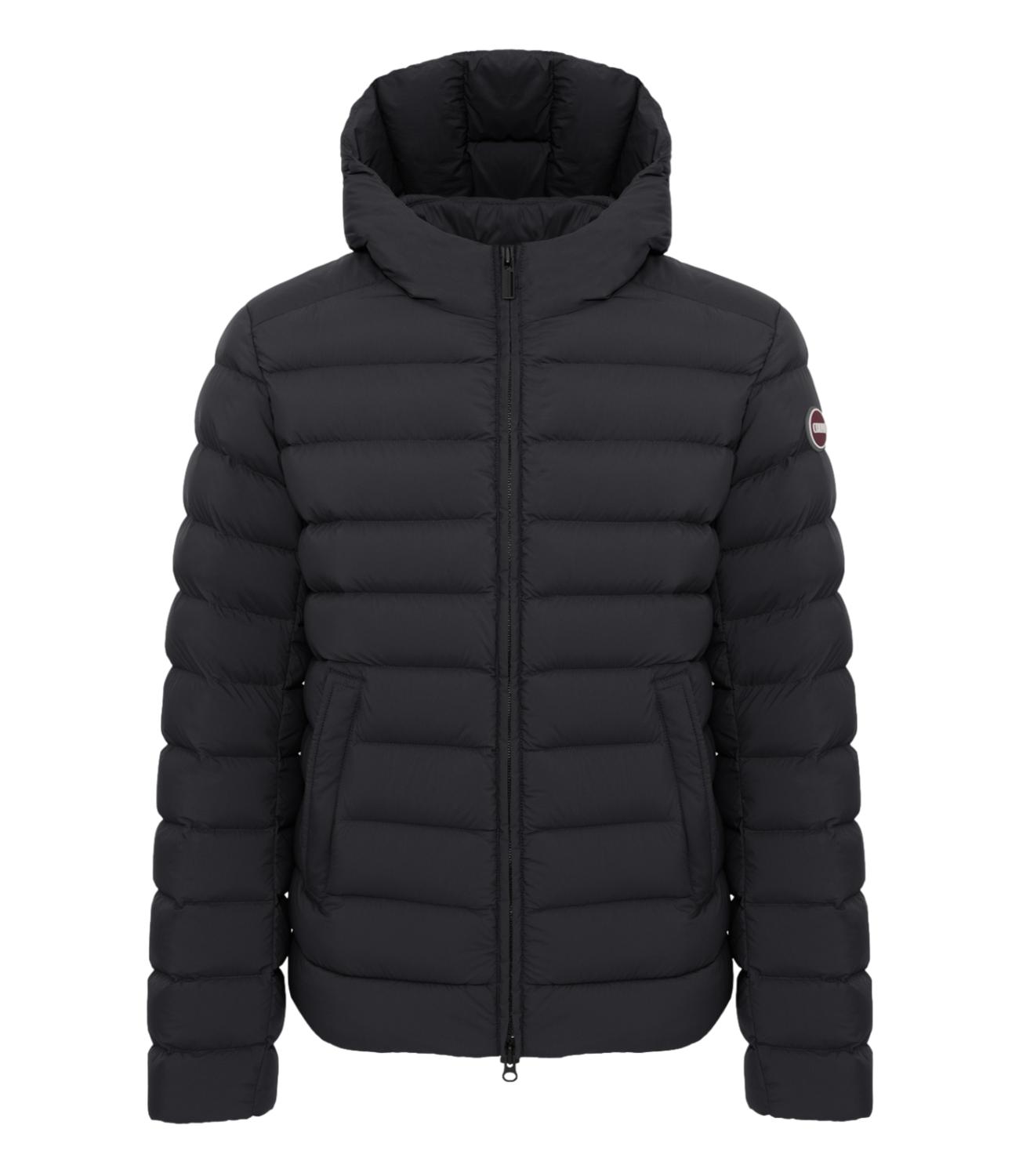 Colmar Giacca uomo in piuma nero con cappuccio e zip