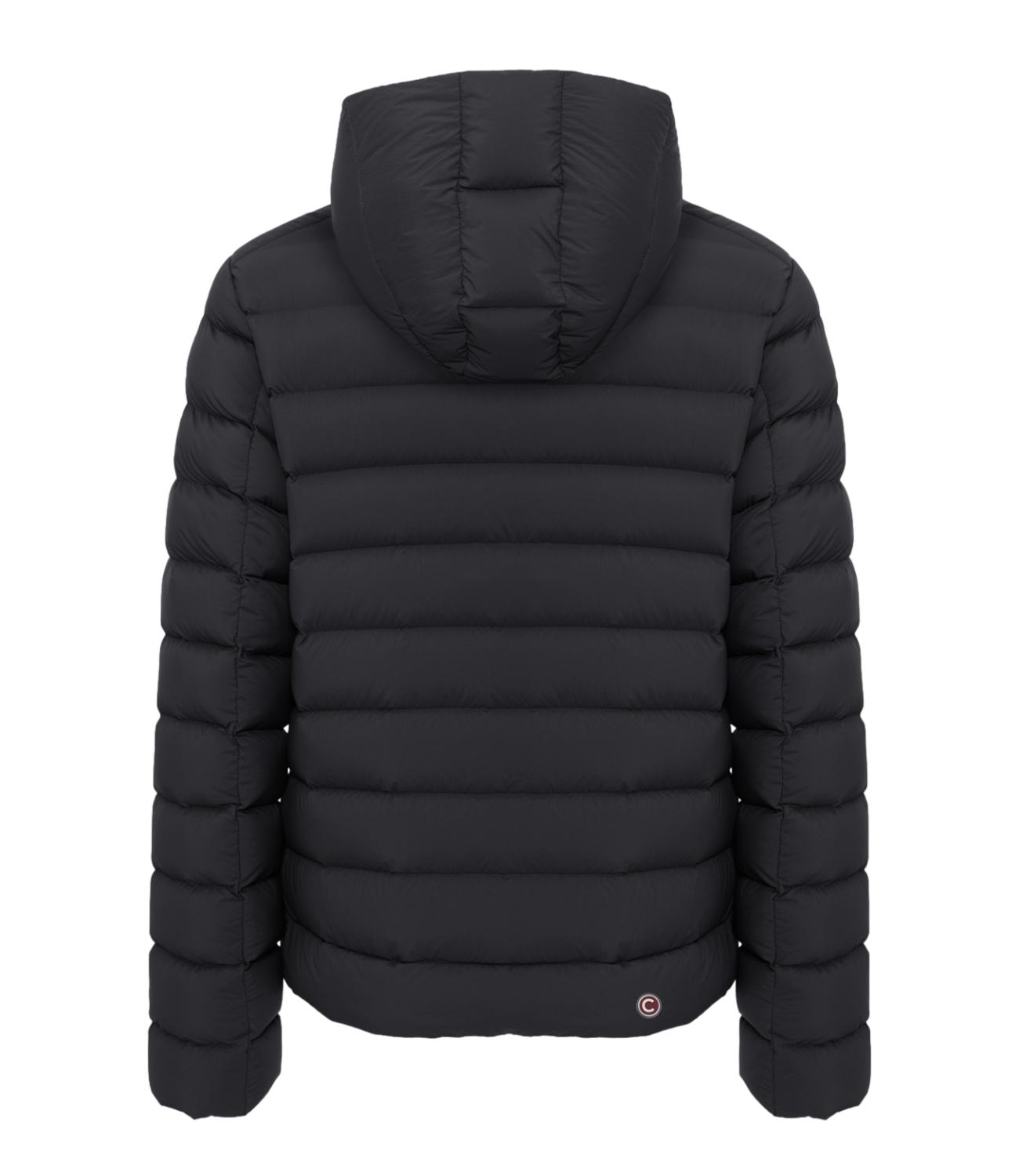 Colmar Giacca uomo in piuma nero con cappuccio e zip
