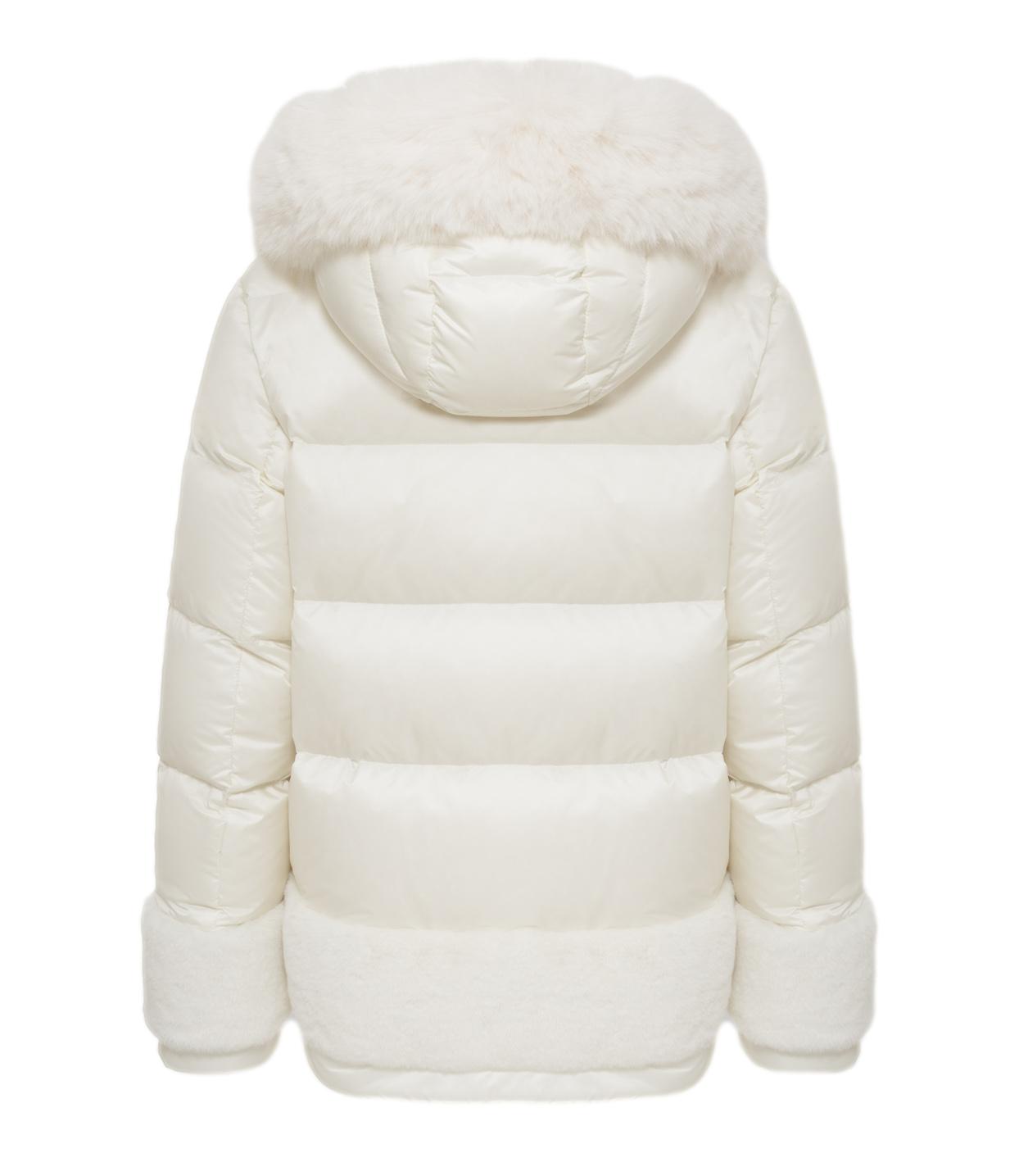 Piumino donna Colmar Originals bianco con cappuccio
