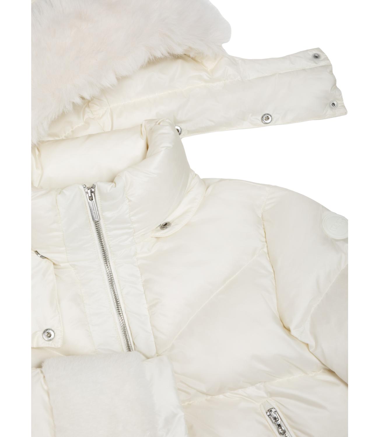 Piumino donna Colmar Originals bianco con cappuccio