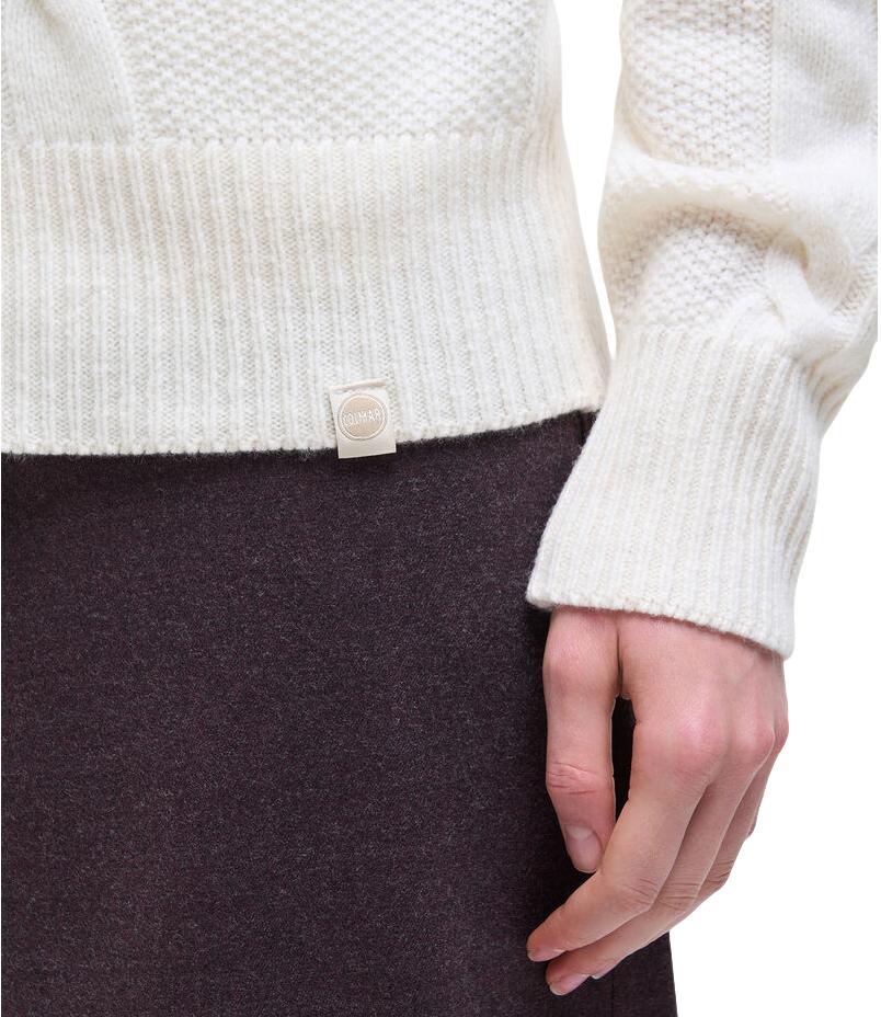 Pullover girocollo Colmar bianco donna
