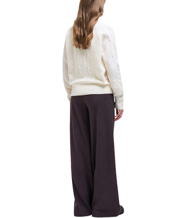 Pullover girocollo Colmar bianco donna