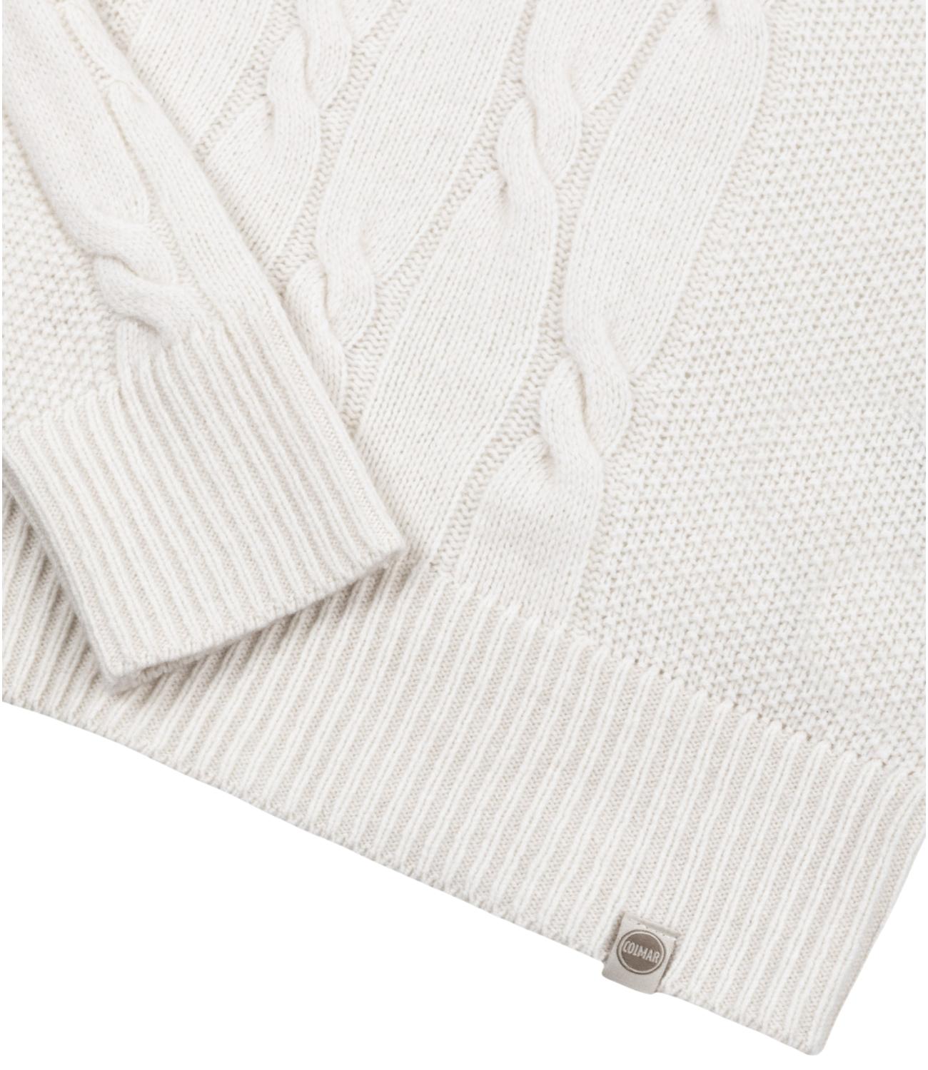 Pullover girocollo Colmar bianco donna