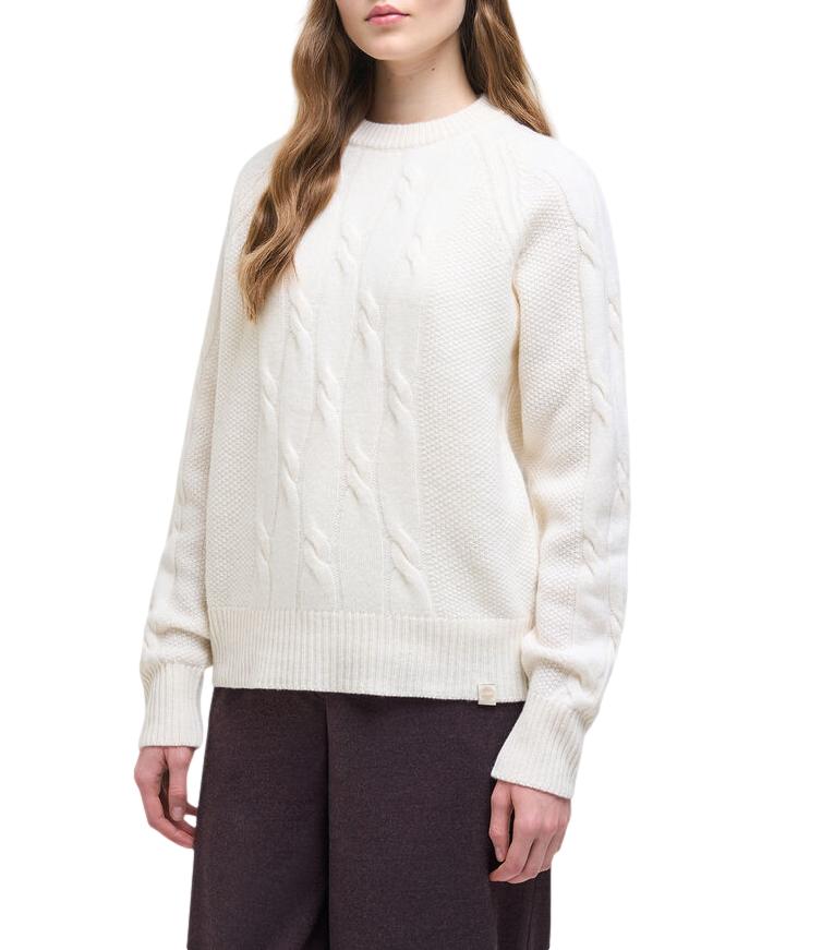 Pullover girocollo Colmar bianco donna