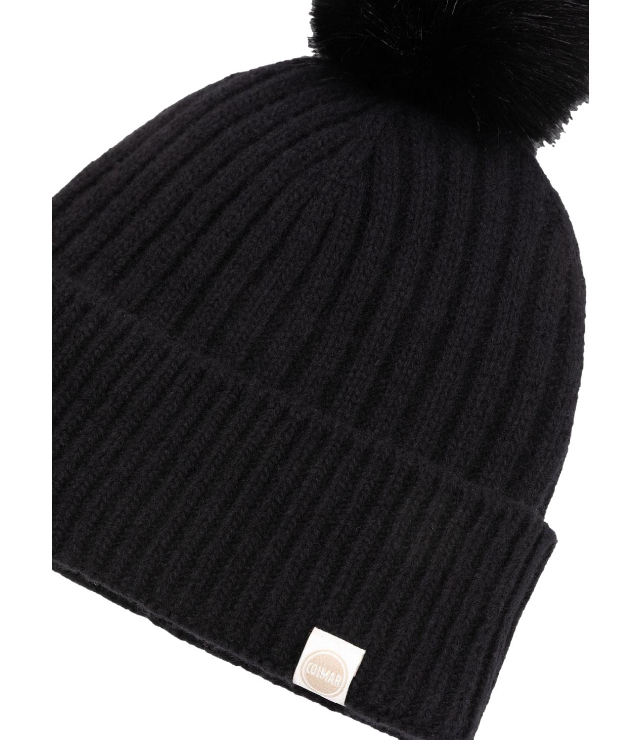 Cappello nero in lana Colmar