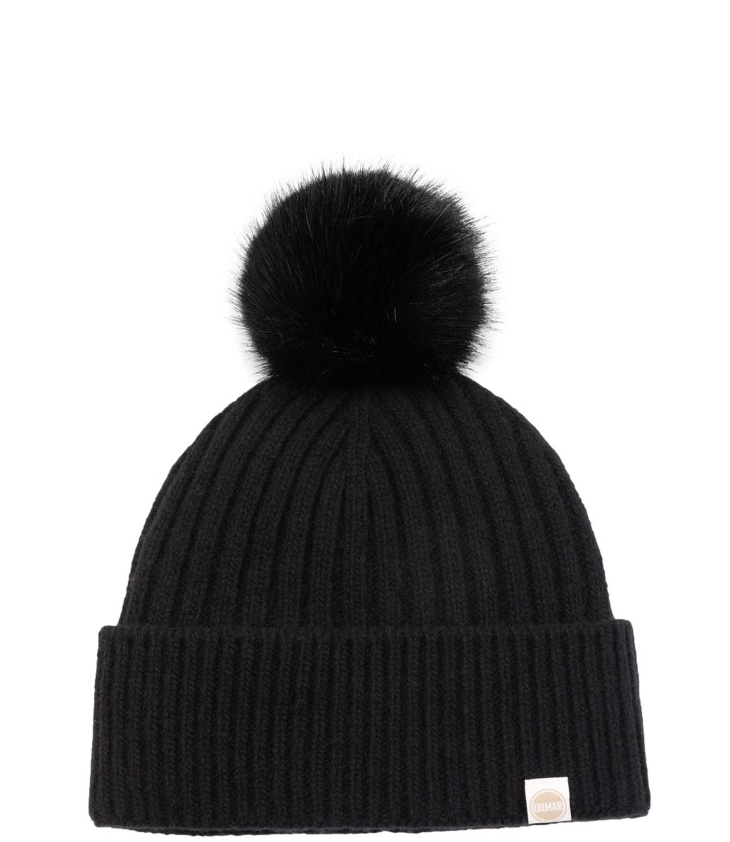 Cappello nero in lana Colmar