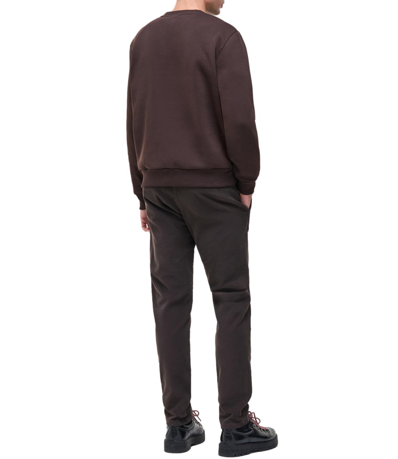 Felpa Colmar girocollo marrone bordeaux