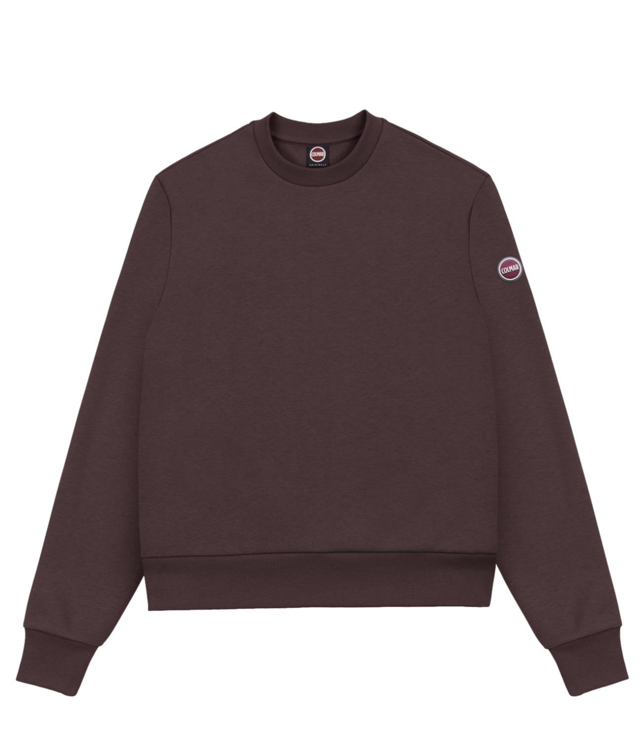 Felpa Colmar girocollo marrone bordeaux