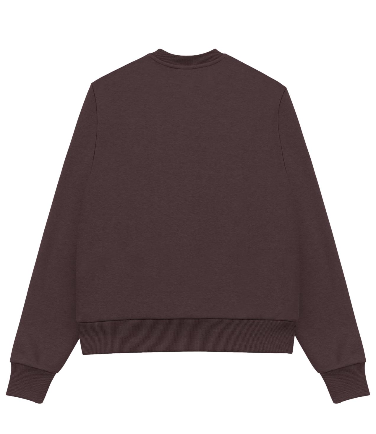 Felpa Colmar girocollo marrone bordeaux