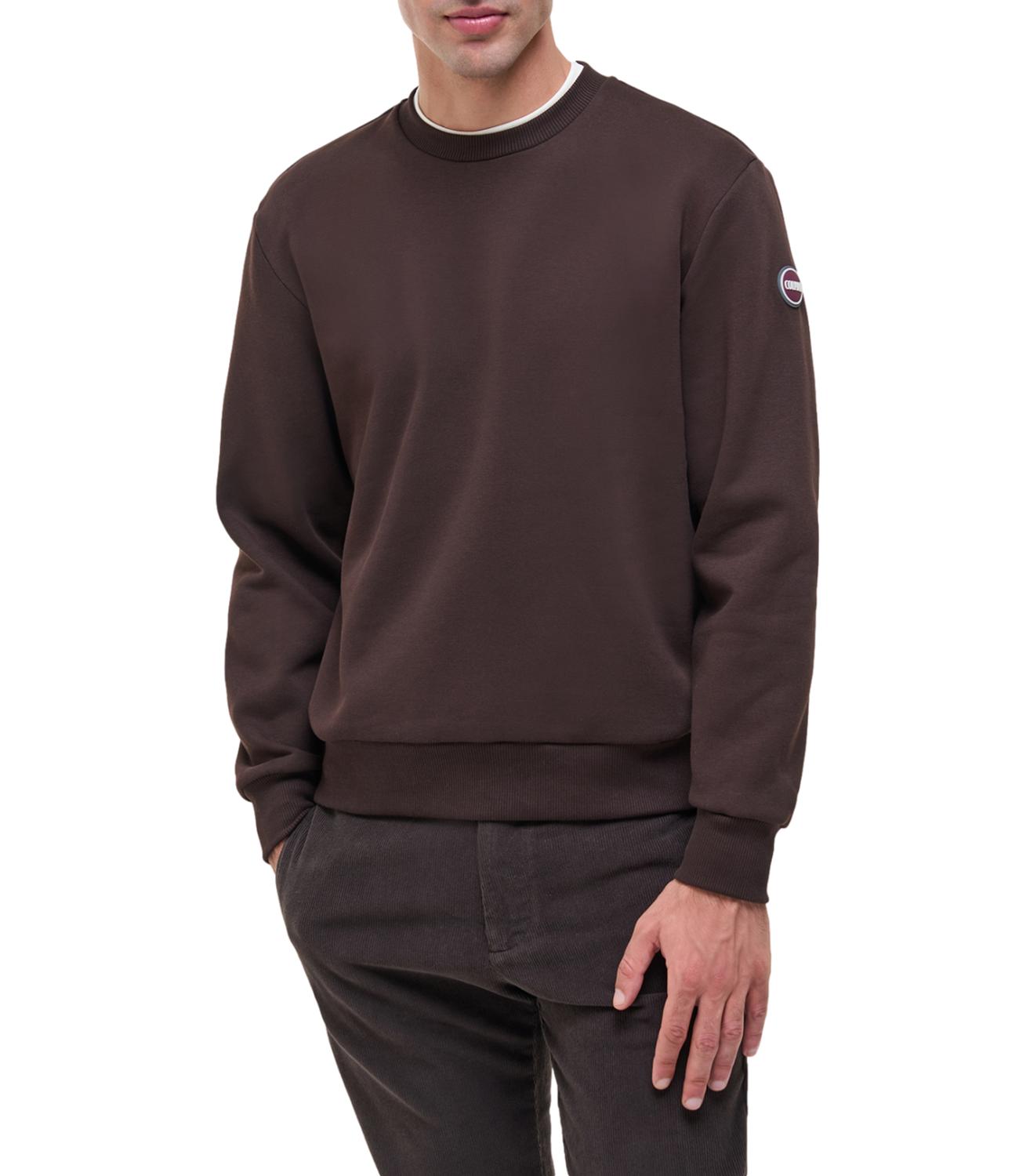 Felpa Colmar girocollo marrone bordeaux
