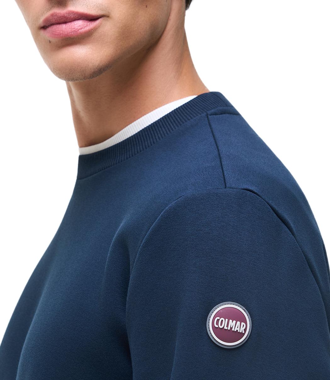 Felpa Colmar girocollo blu