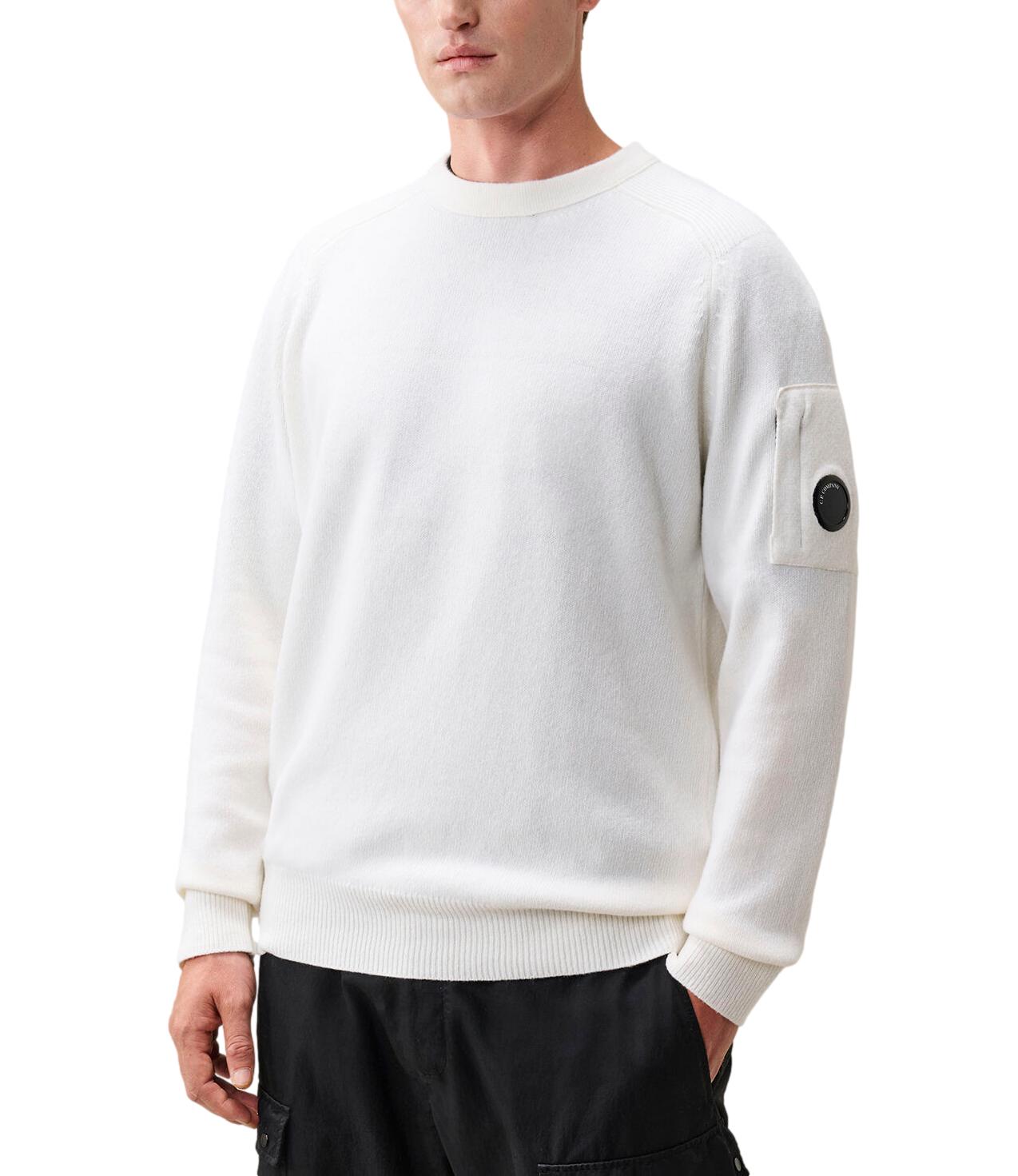 C.P. Company maglioncino Lambswool Lens Crewneck Sweater