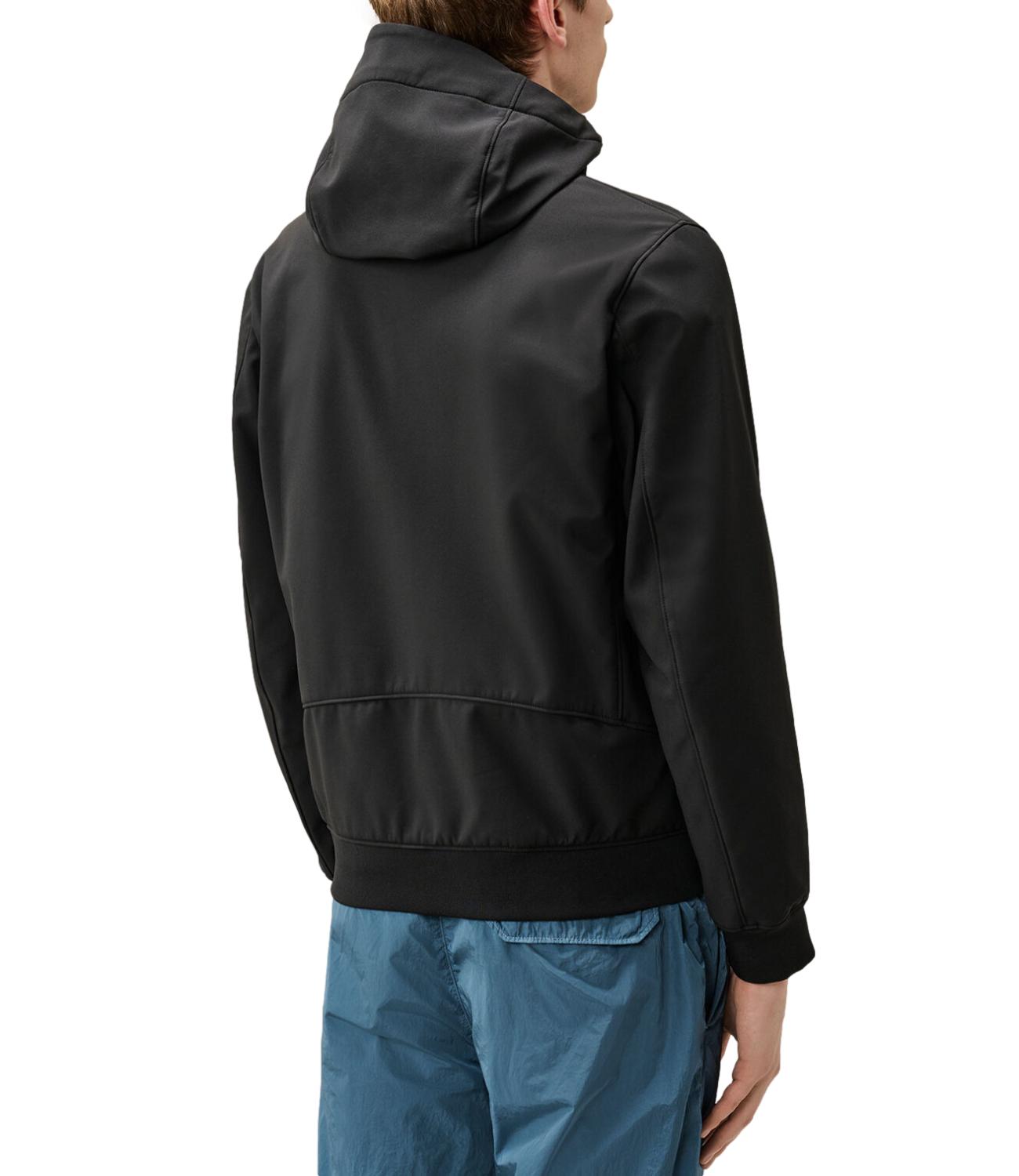 Giacca nera C.P. Shell-R Hooded Jacket uomo