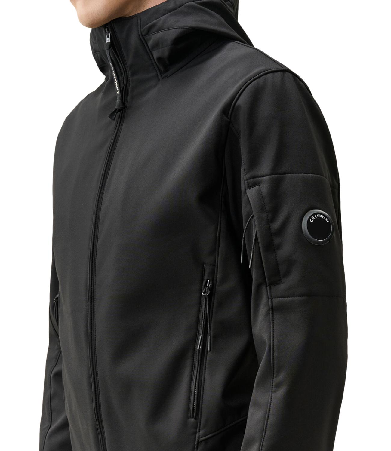 Giacca nera C.P. Shell-R Hooded Jacket uomo