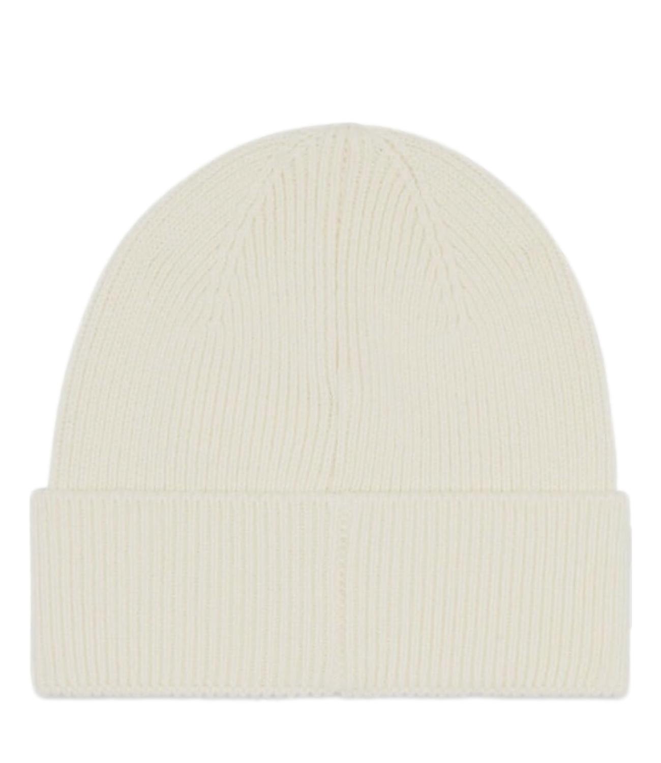 Cappello Diesel beanie bianco panna
